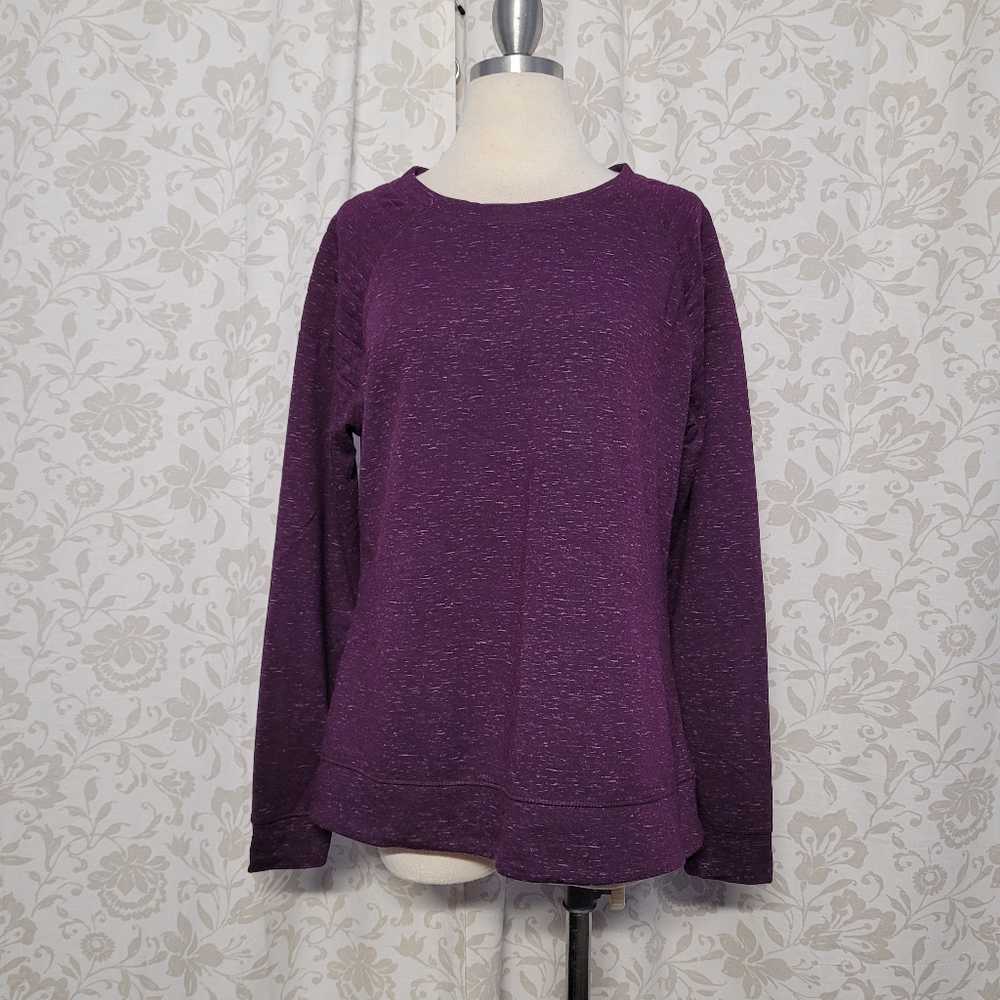 32 Degrees Heat Sweatshirt Sz M Purple Longsleeve
